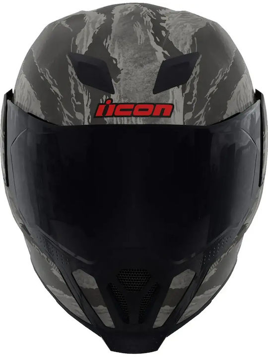 Icon Tiger's Blood Casca Moto Față Întreagă ECE 22.06 / DOT 1700gr