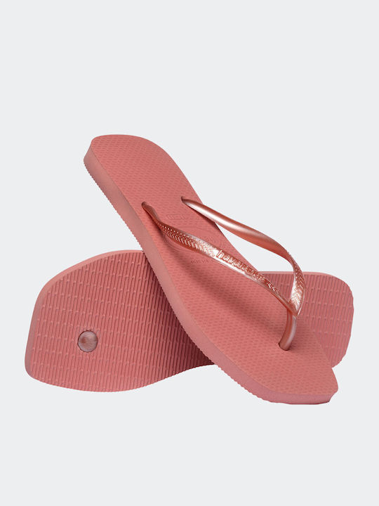Slim Square Джапанки в Розов Цвят