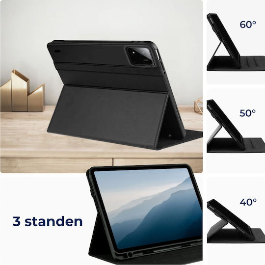 Rosso Flip Cover Schwarze Xiaomi Pad 8 / 8 Pro