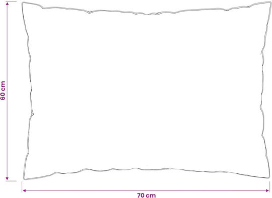 vidaXL Μαξιλάρι Ύπνου Microfiber 60x70cm