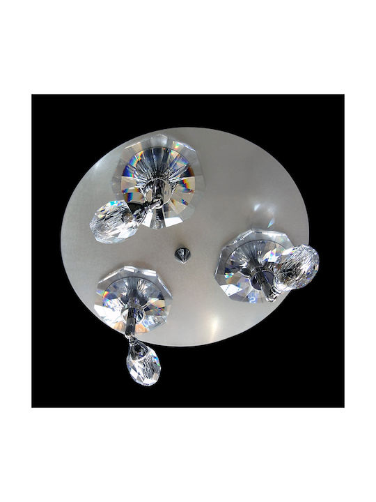 DITS Lighting Ceiling Mount Light with Crystals