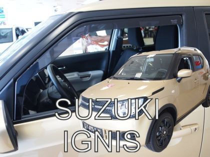 Heko Set of Windbreakers Front Car Dark Fime for Suzuki Ignis 2pcs