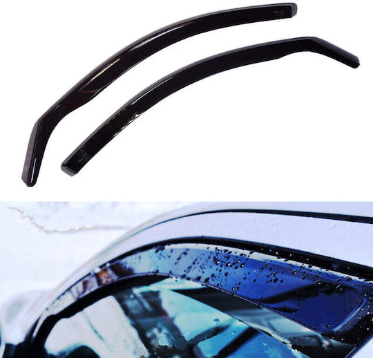 Heko Set of Windbreakers Front Car Dark Fime for Seat Arona 2pcs