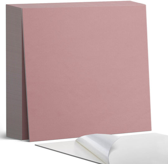 Set de Plăci de Vinil Model Dormitor Roz 20x20x20 Cm Set de Plăci de Vinil Model Dormitor Roz 20x20x20 Cm