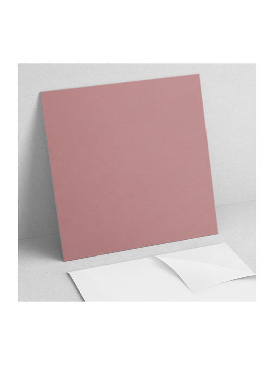 Set Vinyl Kacheln Muster Schlafzimmer Rosa Farbe 20x20x20 cm