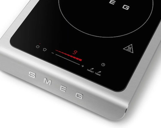 Smeg Countertop Burner Induktion Single Schwarz