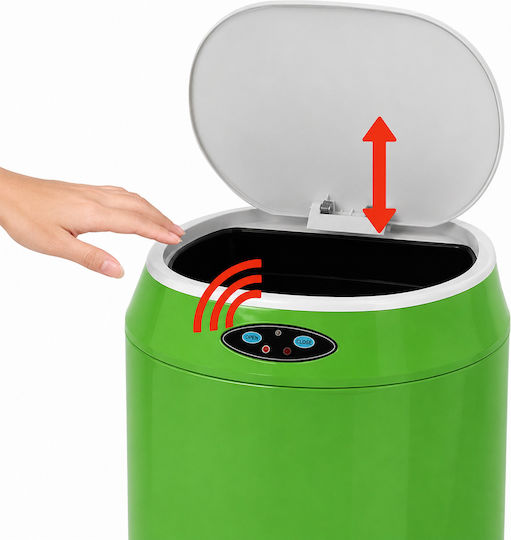 MRShome Mülleimer Kunststoff Grüner 9lt