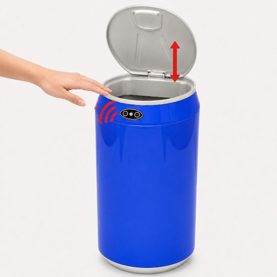 MRShome Kunststoff Mülleimer Blau 12lt