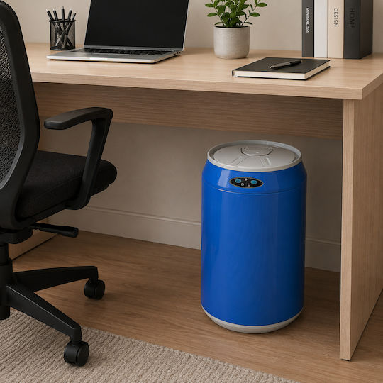 MRShome Kunststoff Mülleimer mit Sensor Blau 12lt