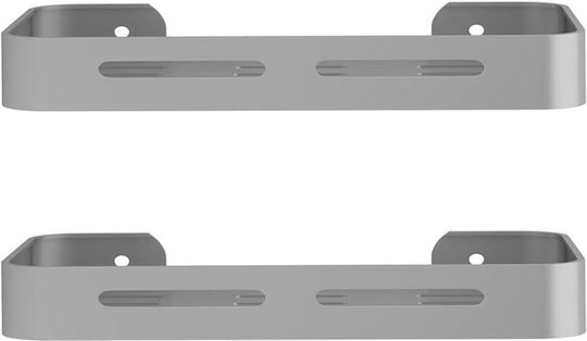 Shelf Udear * 8865-29 Стенна Етажерка за Баня с 4 Рафтове 30x13x4.5cm Сребриста Shelf Udear * 8865-29 Стенна Етажерка за Баня с 4 Рафтове 30x13x4.5cm Сребриста