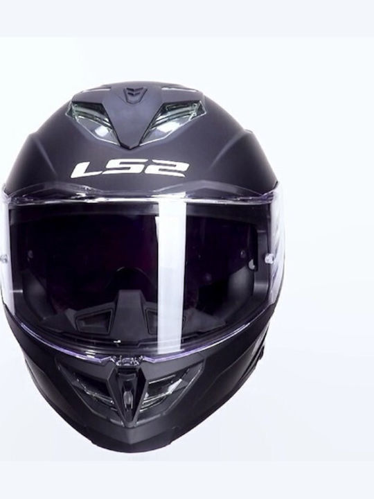 LS2 FF818 Storm III Мат черно Мотоциклетна каска Full Face ECE 22.06 1600гр с Sunvisor