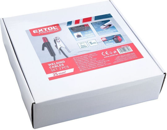 Cablu De Sudură Extol Morsă Premium 200 A 5 M 25 Mm