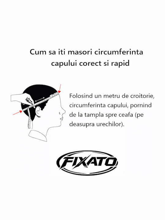 FIXATO Motorradhelm Volles Gesicht ECE 22.06