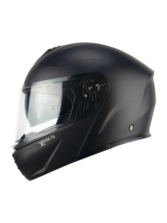 CGM C-Max 569A Black Matt Motorcycle Helmet Flip-Up ECE 22.06 1600gr with Sun Visor