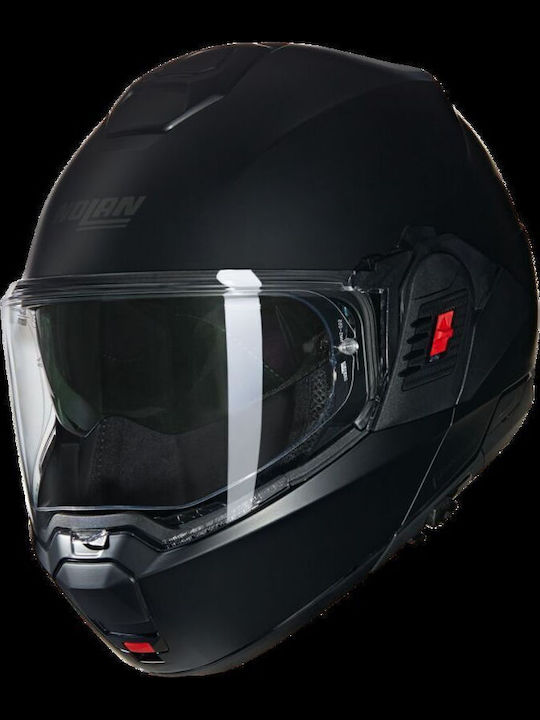 Nolan N120-1 Classico 302 Black Mat Κράνος Μηχανής Flip-Up ECE 22.06 με Sunvisor