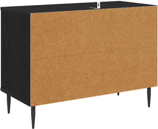 TV-Ständer Bremen Schwarz Dürre M69xP33xH50.5cm