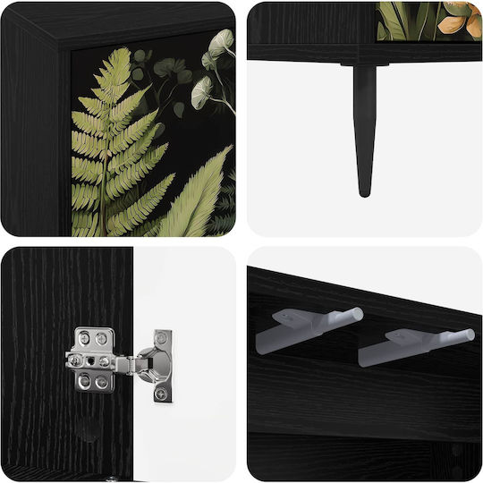 Rhenen Floor-standing Black Oak 69x33x50.5 cm Rhenen Floor-standing Black Oak 69x33x50.5 cm