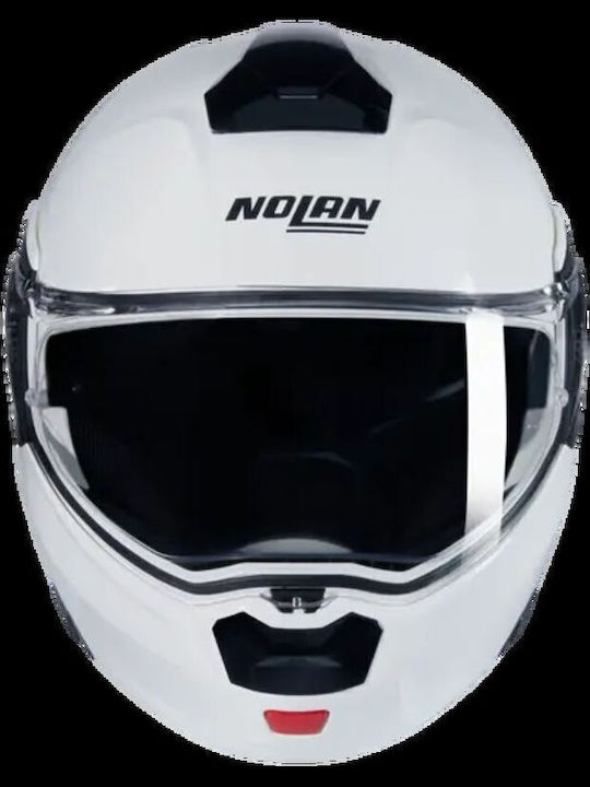 Nolan N90-3 Classico Pure White Κράνος Μηχανής Flip-Up ECE 22.06 με Pinlock και Sunvisor