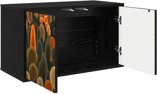 TV Stand Zaandam Black Oak 69x33x40cm