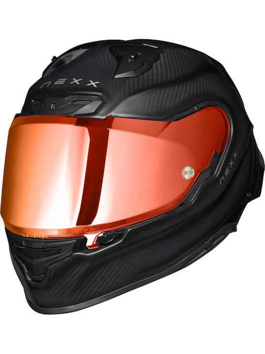 Nexx X.R3R Zero Pro 2 Carbon Red Matt Motorradhelm Volles Gesicht ECE 22.06