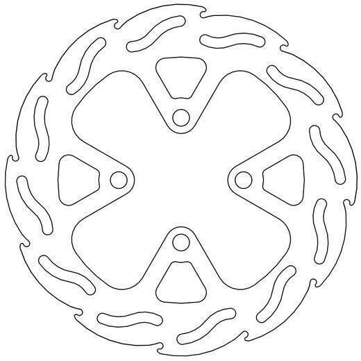 Moto Master Disc de frână pentru BMW R 50 Vespa 50
