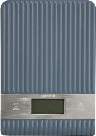 Guzzini Digitale Küchenwaage bis 5kg Blau