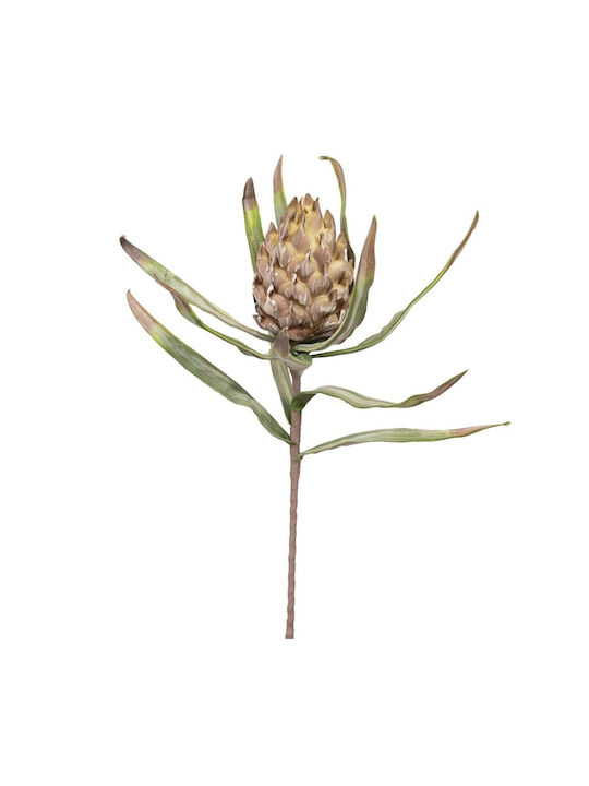 Flower Branch Foam Artichoke Green 23x105cm Pack of 3 Pieces