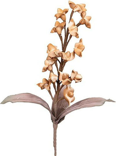 Flower Branch Foam Orchid Brown 20x95cm