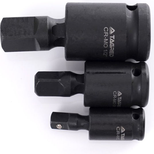 Tagred Căpăcel Pneumatic - Pneumatic cu Patrat de Prindere 1/2", 1/4", 3/8" Diametru 1/2" / 1/4" / 3/8" / 22 / 54 / 16 / 45 / 28 / 70 1buc