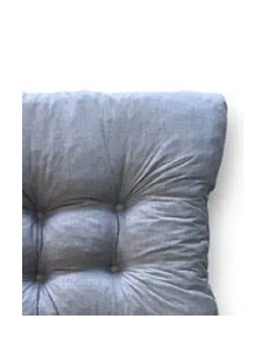 Sidirela Garden Chair Cushion with Backrest Bamboo Gray 50x95cm