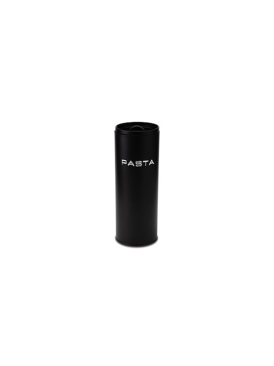 Nava Pasta Jar with Airtight Lid Metallic Black 1 Piece