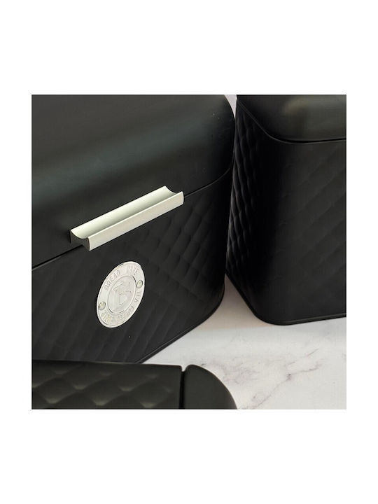 Coffee / Sugar Box with Metallic Lid Brown 1 Piece