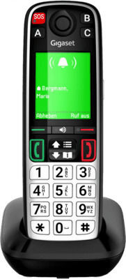 Gigaset Gigaset Easy 500 Black Dect Landline Phone Senior Phone 5.8 Cm 2.2 Inch Tft Color Display Sos Button Optical Call Signaling Phonebook