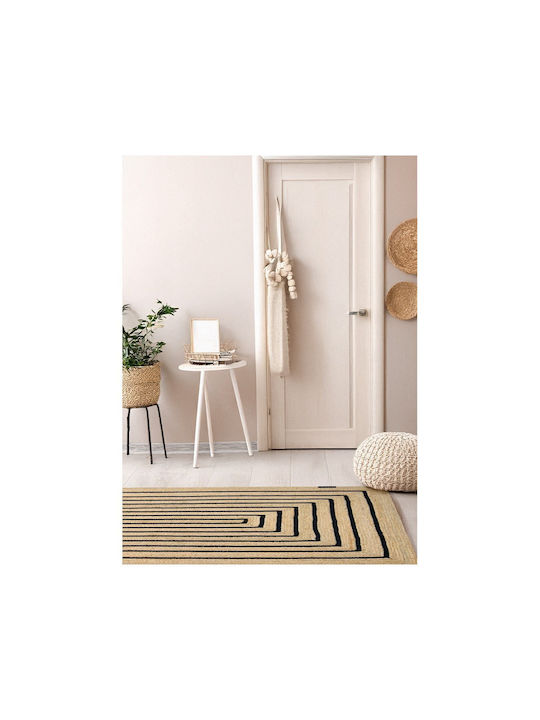 Guy Laroche Maya Χαλί Ορθογώνιο από Γιούτα Natural 60x130cm