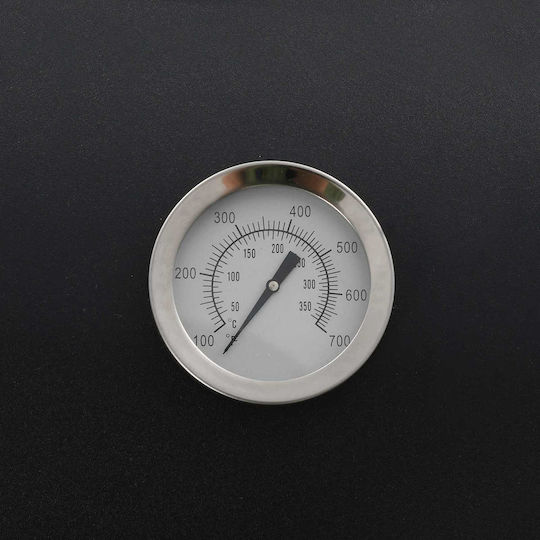 vidaXL Außengrill 103 x 60 x 113 cm aus Stahl Schwarz