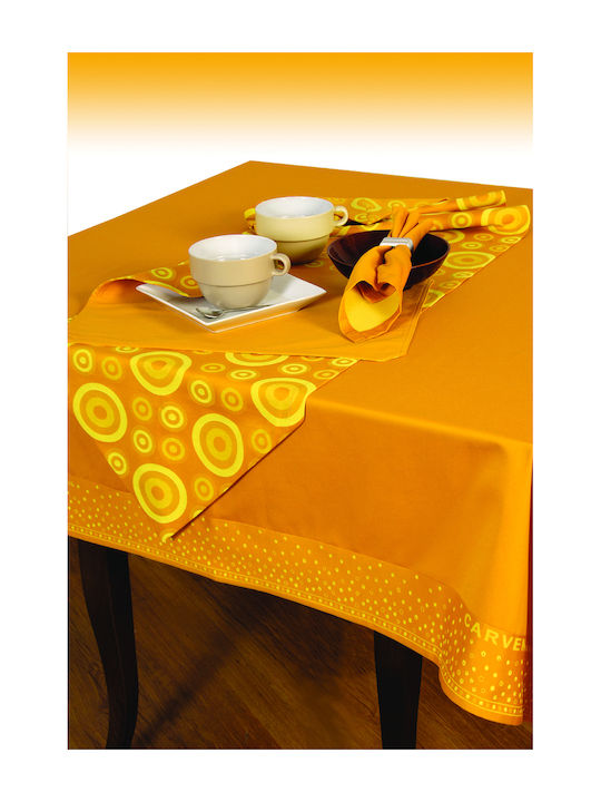 Carven Carven Dining Napkin Set 4 Pieces Orange 45x45cm