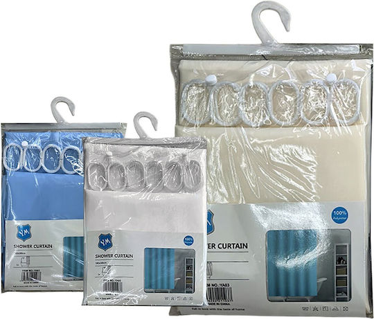 HOMie Fabric Shower Curtain 180x180cm Various Colors