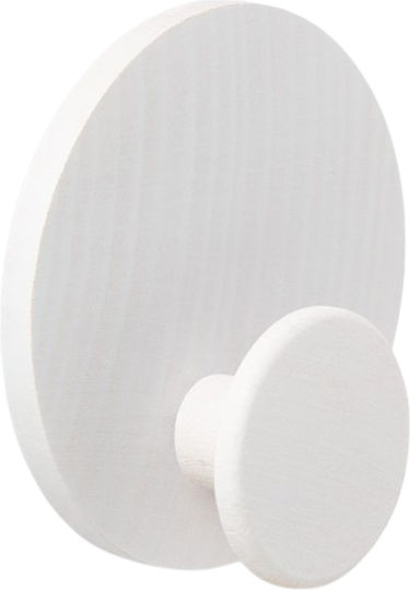 Inofix White Wall-Mounted Hook With Sticker