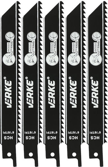 Set 12 Bucăți Lame De Ferăstrău Sabre 152mm Verke V86613