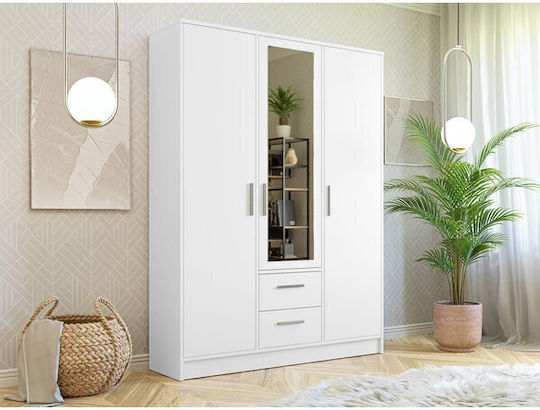 Тройна врата с огледало Comfivo Romtea 103x40x202см White Тройна врата с огледало Comfivo Romtea 103x40x202см White