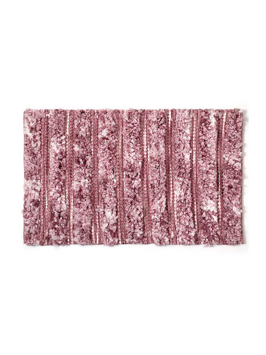 Silk Fashion Bath Mat Pink 55x90cm