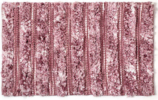 Silk Fashion Bath Mat Pink 70x140cm