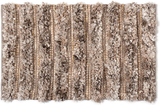 Silk Fashion Beige Bathroom Mat 55x90cm