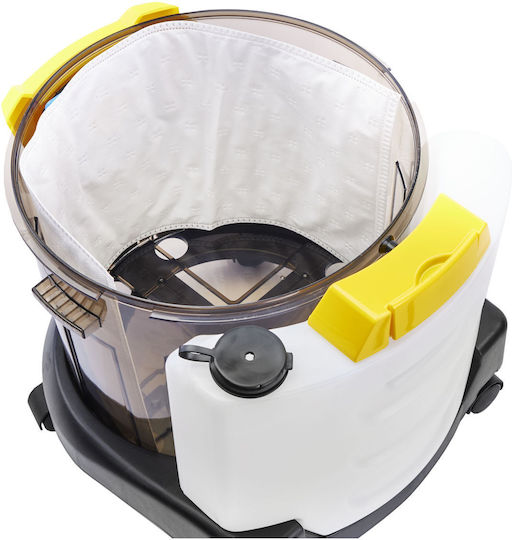 Kraft & Dele Aspirator Lichide / Solide 1400W cu Plastic Recipient 20lt