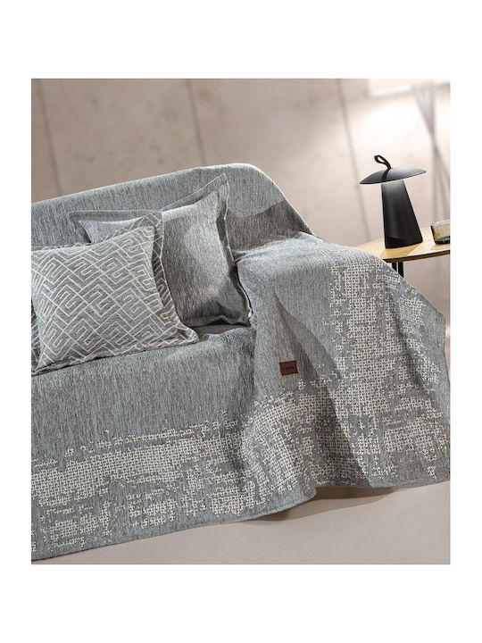 Guy Laroche Perth Armchair Throw Chenille 180x150cm Anthracite