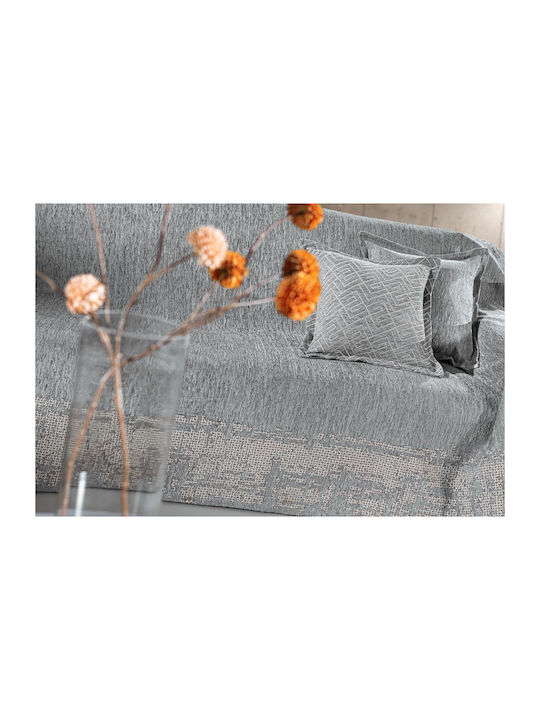 Guy Laroche Perth Armchair Throw Chenille 180x150cm Anthracite