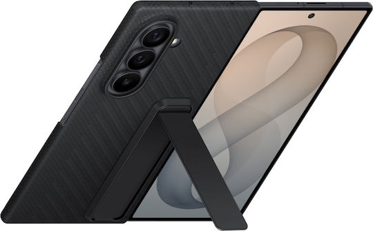 Samsung Carbon Standing Back Cover Plastic Black (Galaxy Z Fold8)