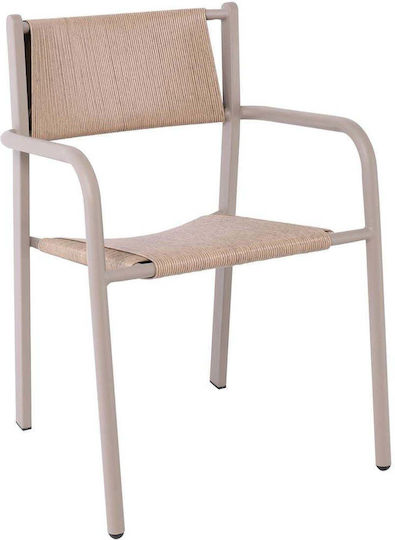 Garten- und Outdoor-Möbelsets Speisesaal Denver 9 Stück Beige E6760,1S