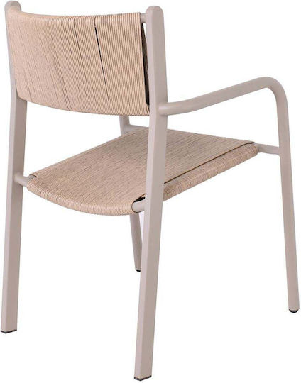 Garten- und Outdoor-Möbelsets Speisesaal Denver 9 Stück Beige E6760,1S
