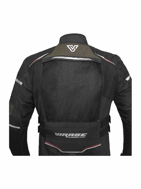 Virage Olympos Men Riding Jacket 4 Seasons Waterproof Green